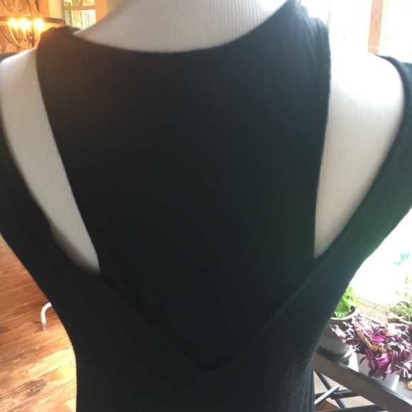 Black shoulder cut out tunic/dress - Picture 4 of 4